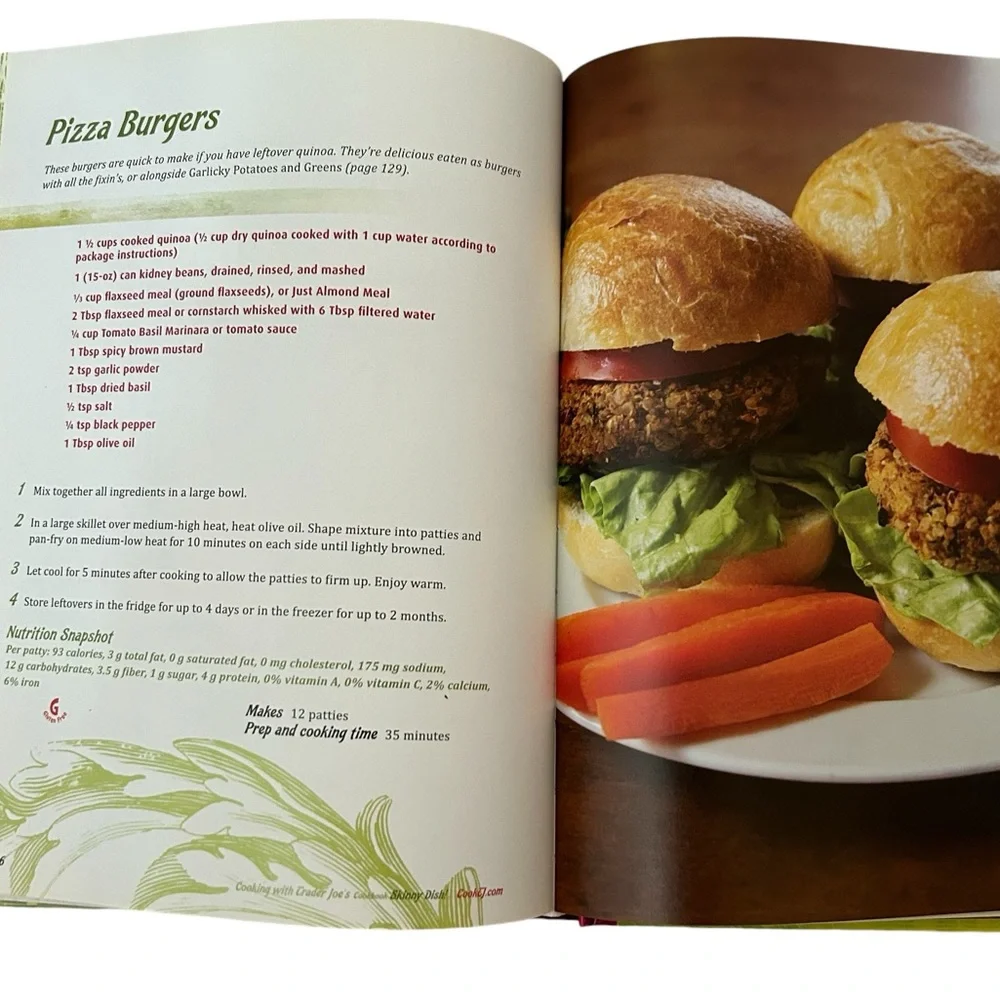 Trader Joe's Cookbook Skinny Dish Hardcover